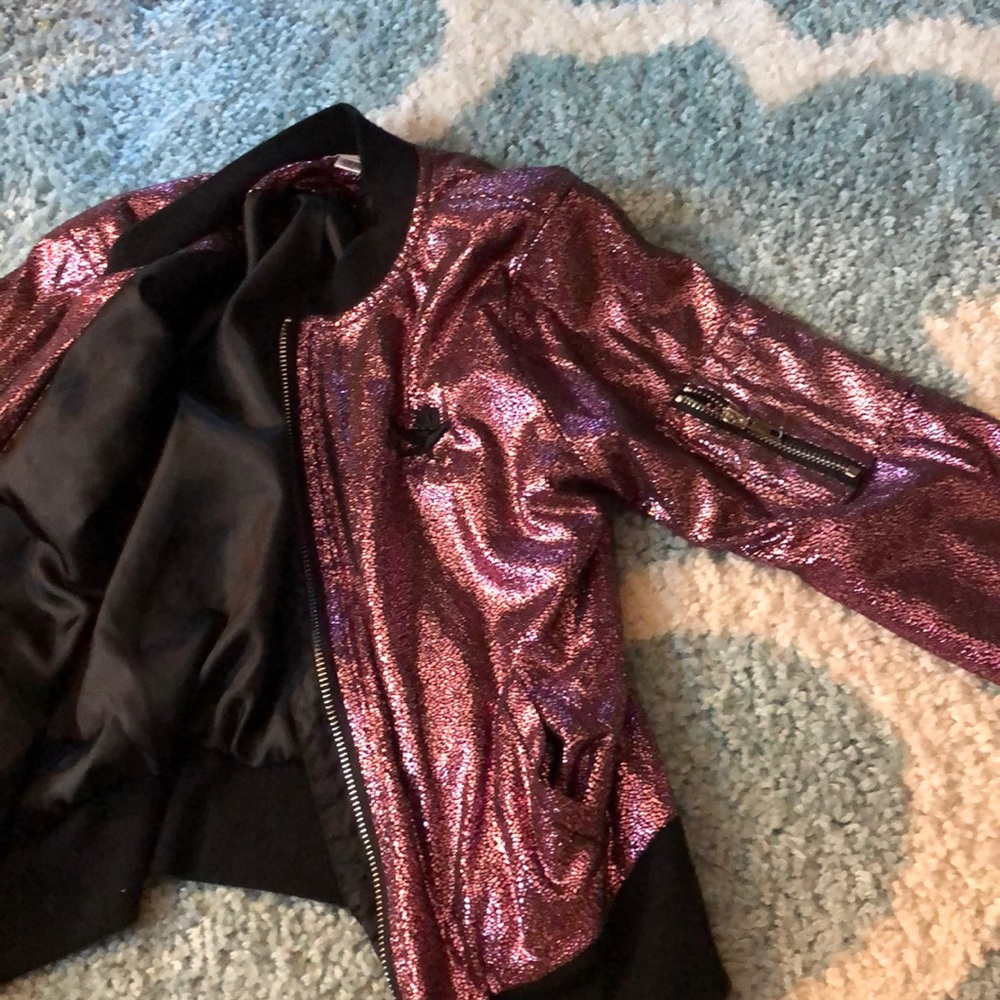 Pink glitter jacket - Picture 4 of 4